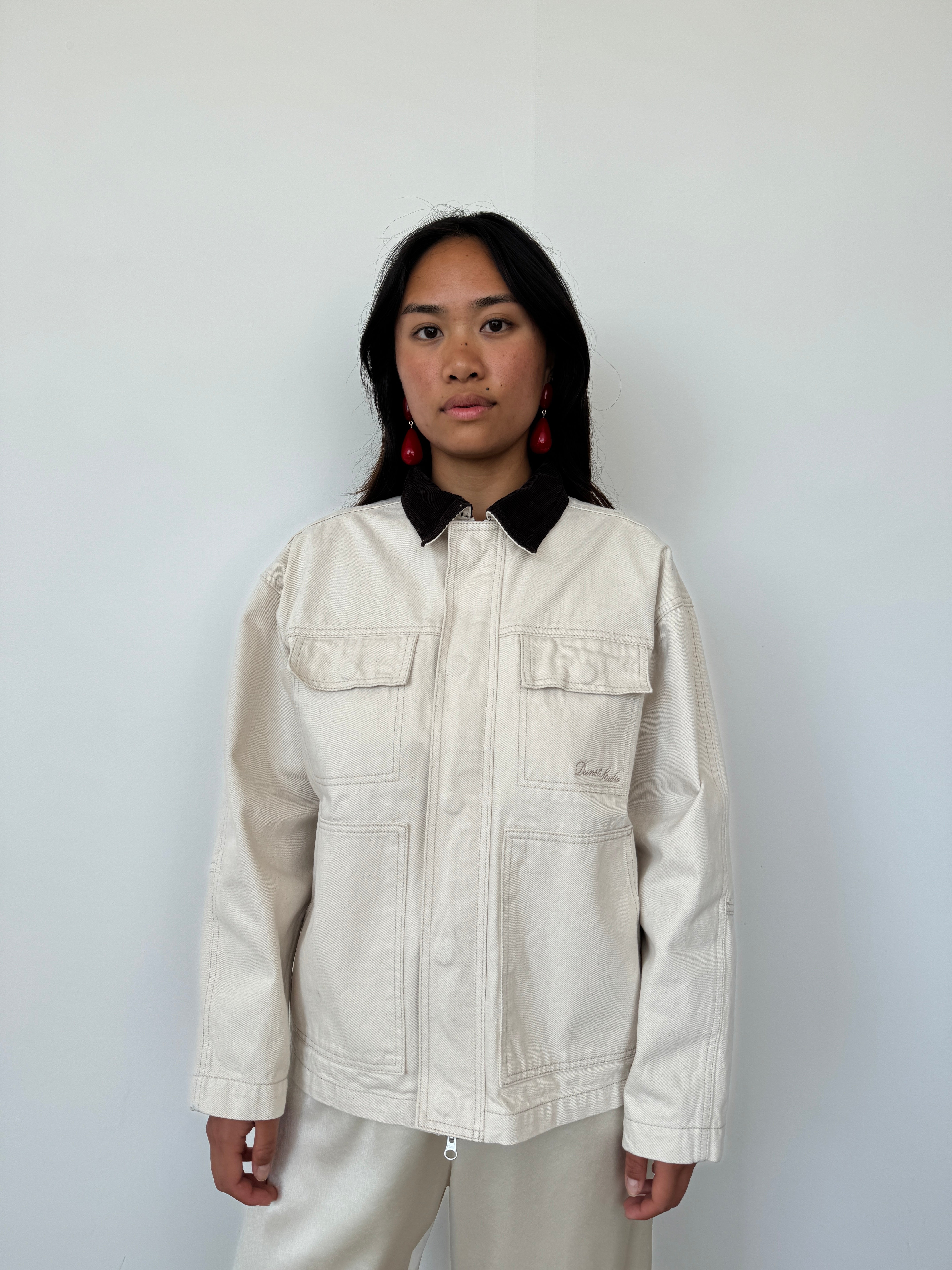 Dunst Cream Denim Work Jacket XS*