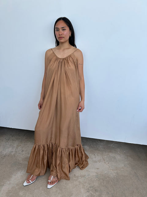 kalita silk dress Silk maxi dress KALITA Green size XXS International in Silk