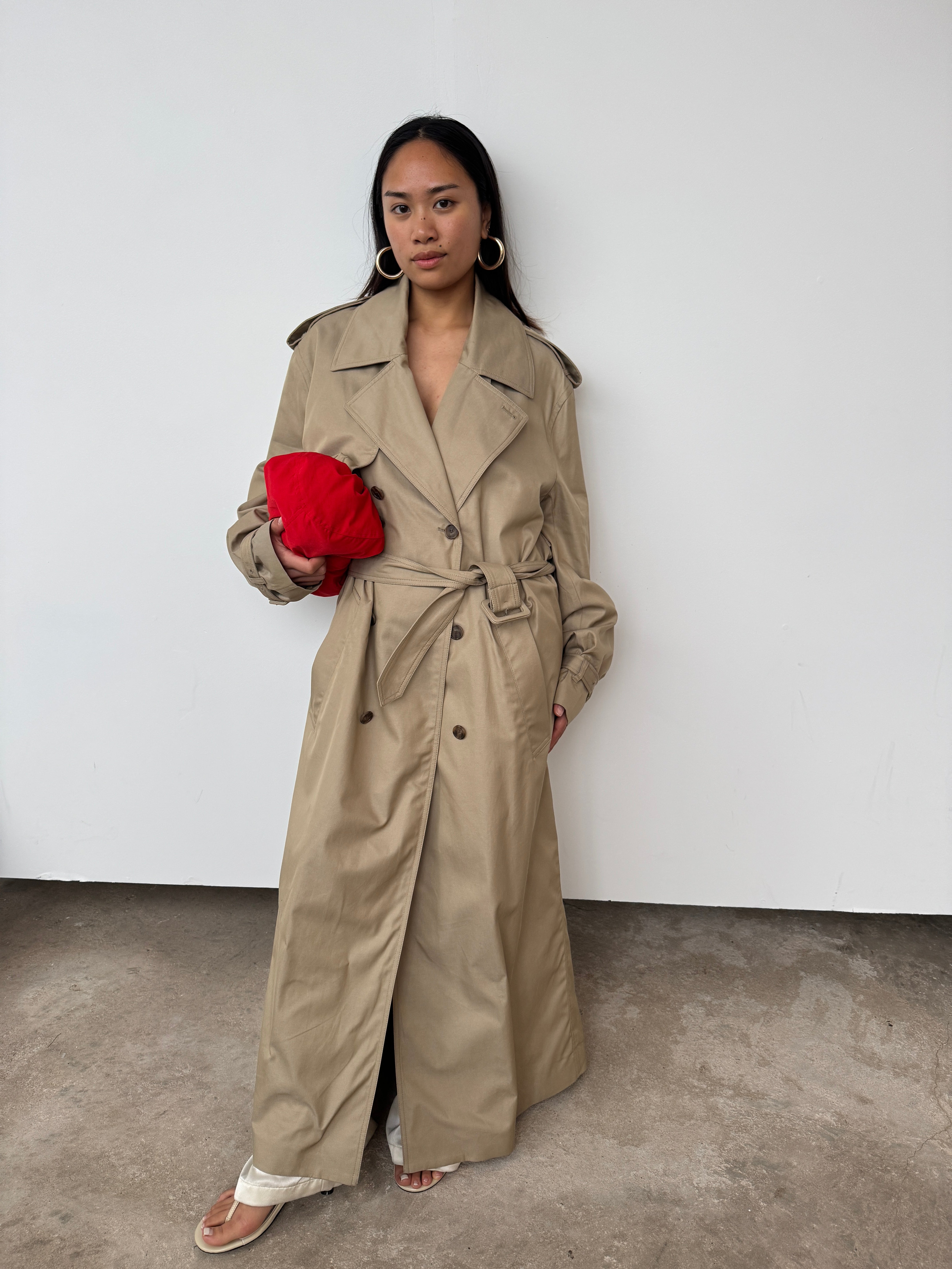 Filippa K Beige Trench Coat | UK12 – Curate & Rotate